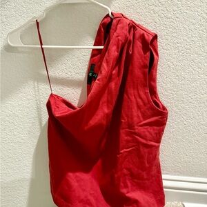 Banana Republic Red Short Sleeve Top